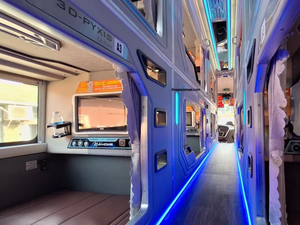 G8 Sapa Open Tour: VIP Cabin Bus from Hanoi to Sapa